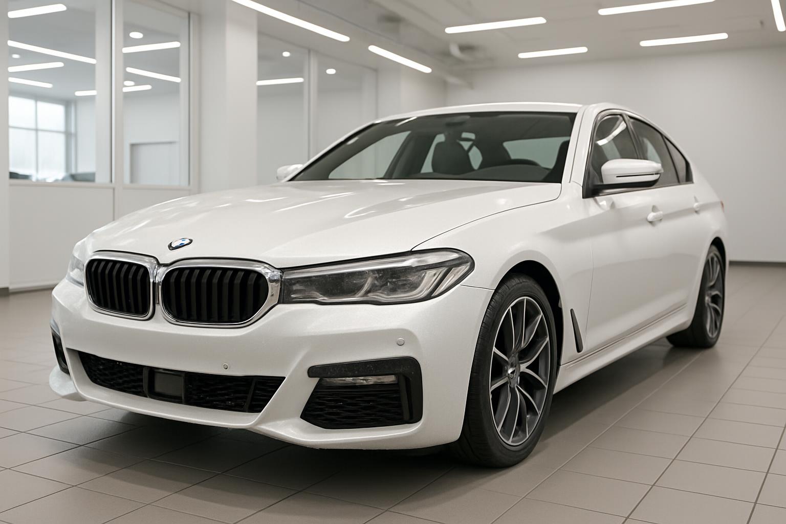 BMW 5 Series with EvoShield PPF Front Package - Paint Protection Film for Hood and Front Bumper